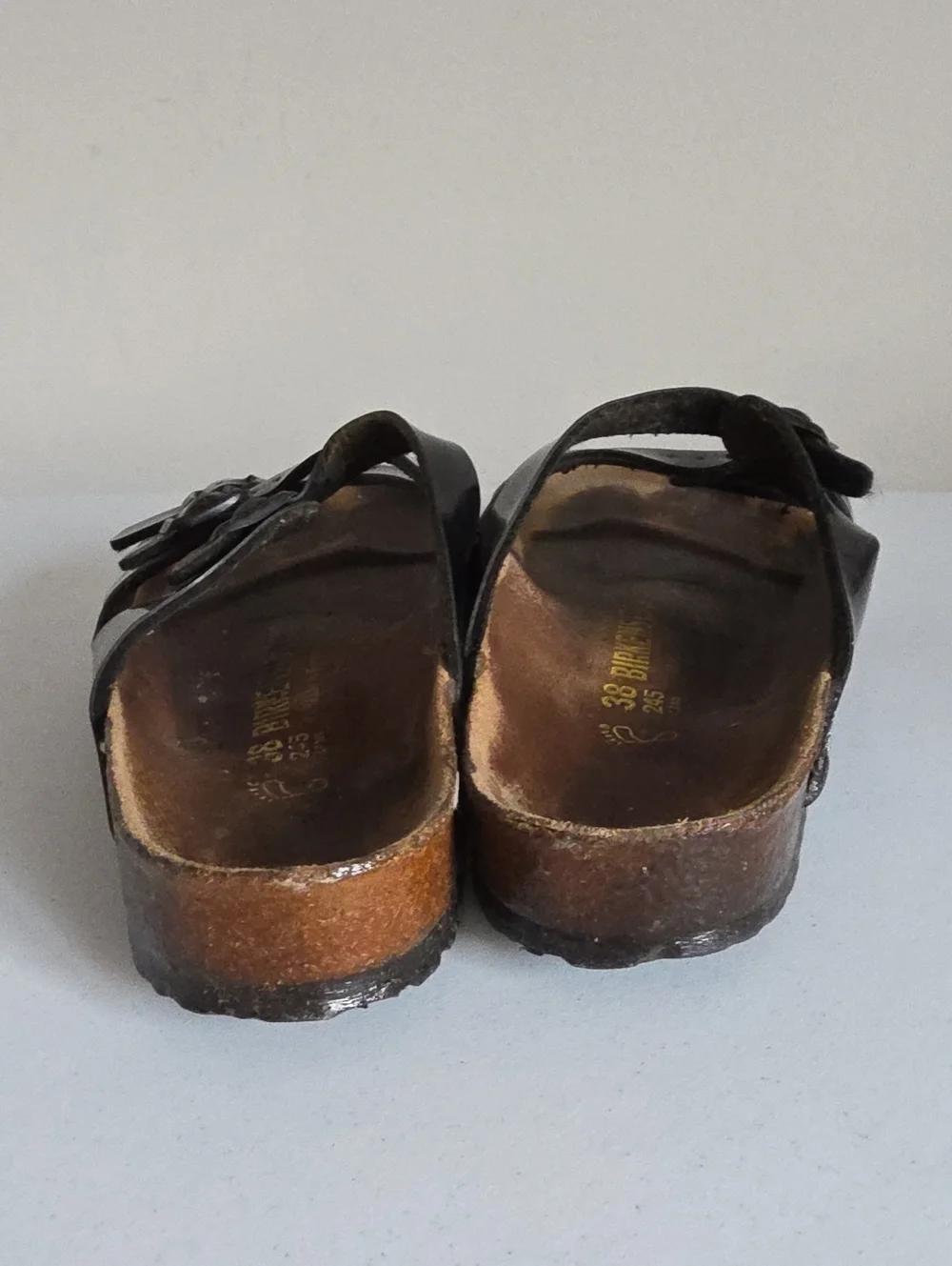 BIRKENSTOCK | Florida sandals black Birko-Flor sz 38